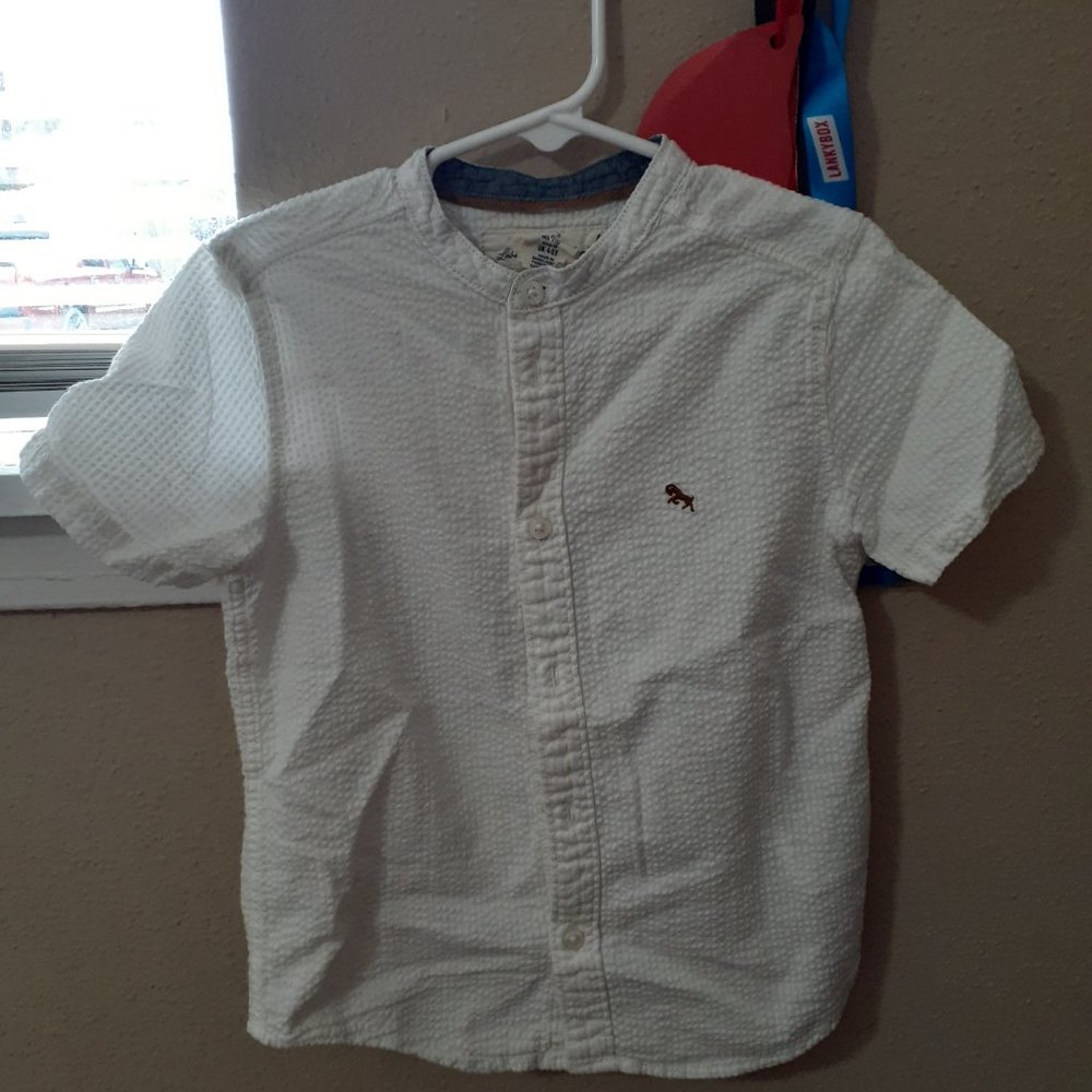 Boy button shirt